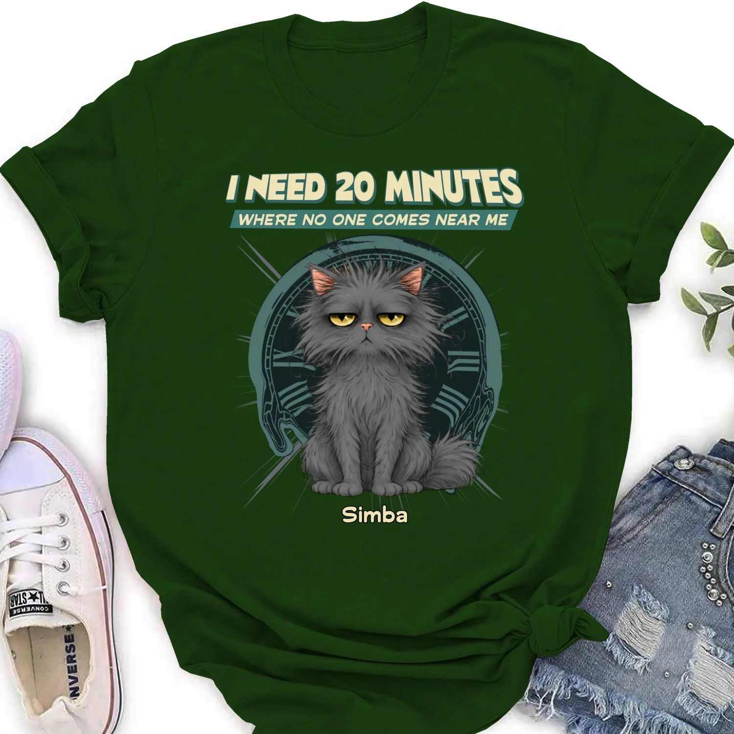 Give Me 20 Minutes Alone - Personalized Custom Women's T-shirt - Image 8