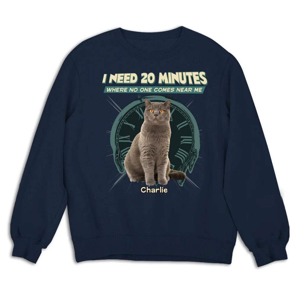 Give Me 20 Minutes Alone Photo - Personalized Custom Sweatshirt - Image 6