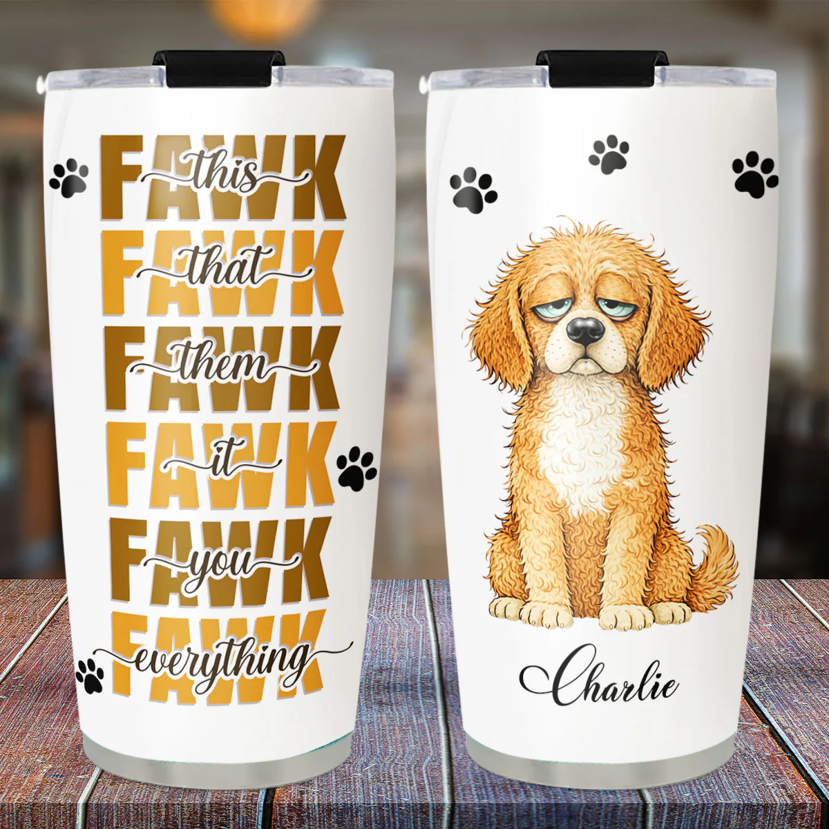 Give Nothing At All - Personalized Custom Tumbler - Image 2