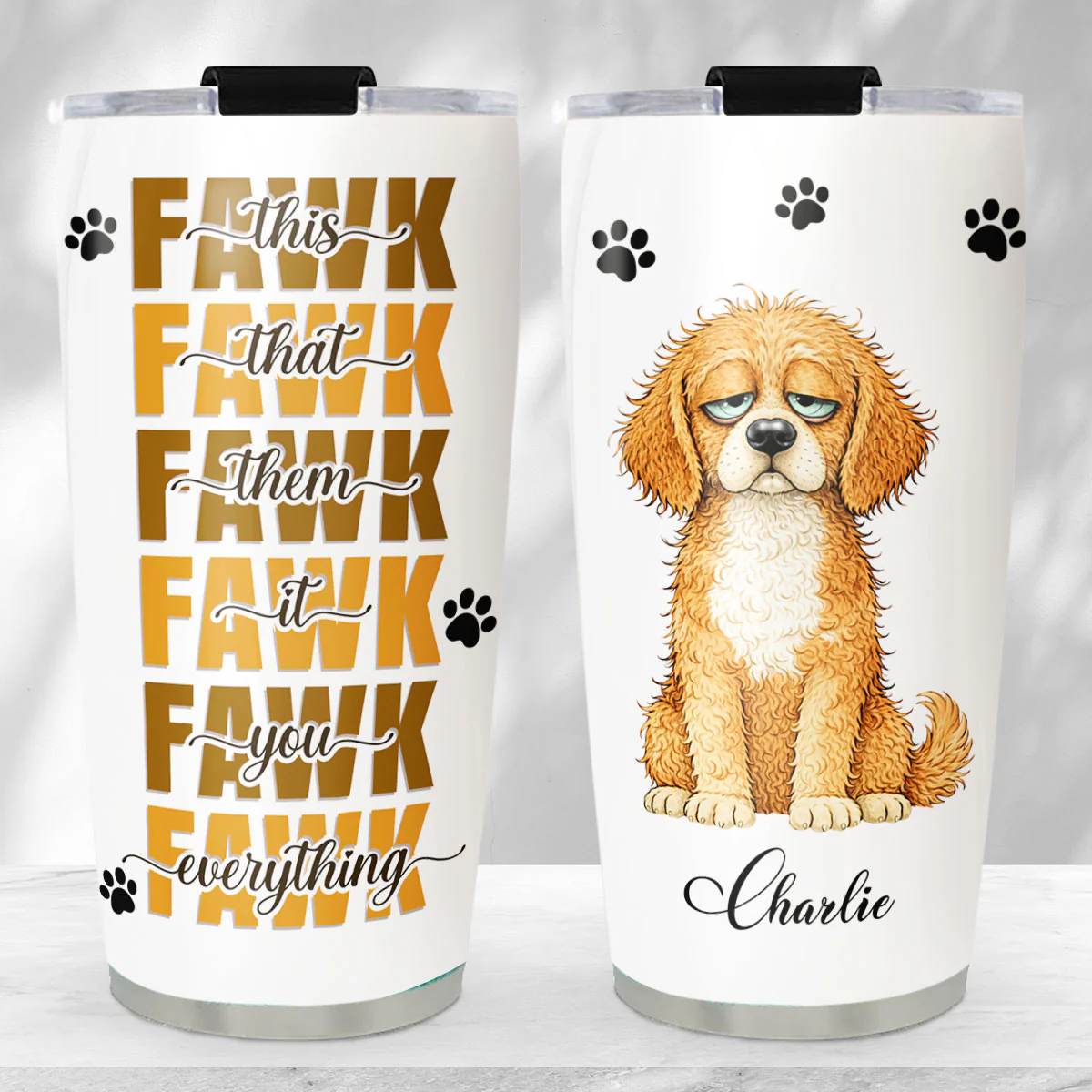 Give Nothing At All - Personalized Custom Tumbler - Image 3