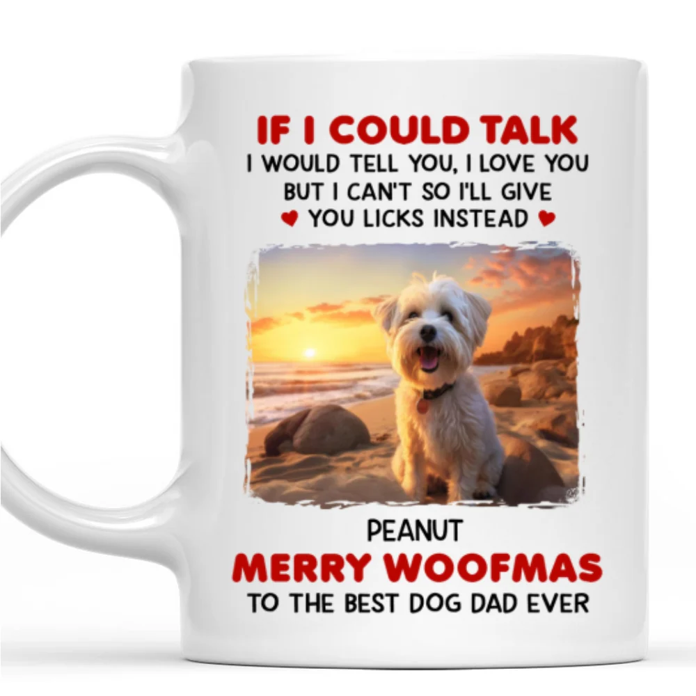 Give You Licks Instead Photo - Personalized Custom Coffee Mug - Image 4