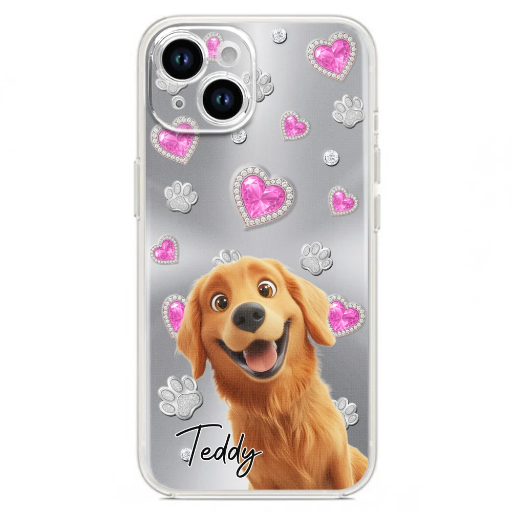 Glitter Cute Cartoon Dogs - Personalized Custom Phone Case - Image 16