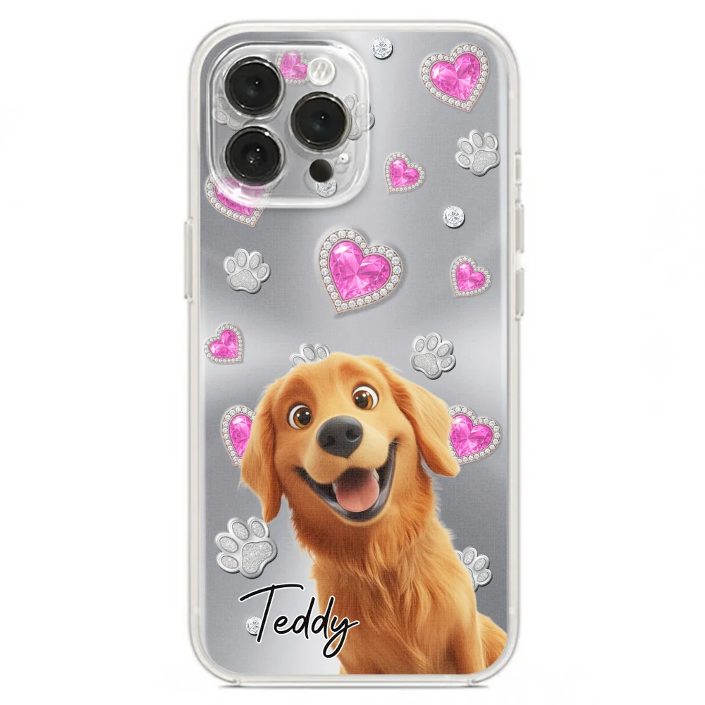 Glitter Cute Cartoon Dogs - Personalized Custom Phone Case - Image 18