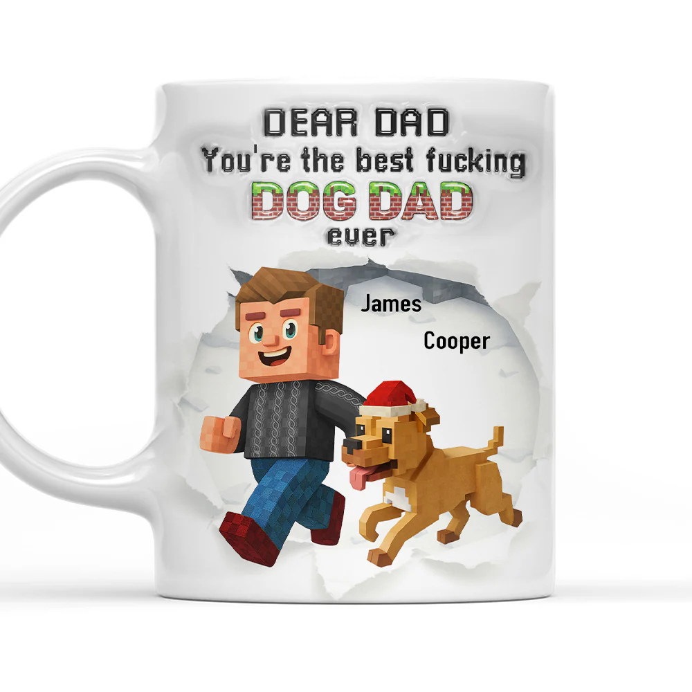 Go Go To Christmas - Personalized Custom 3D Inflated Effect Mug