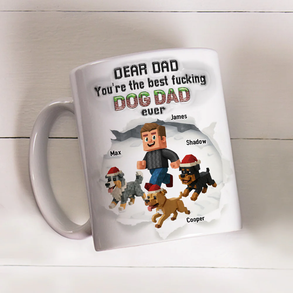 Go Go To Christmas - Personalized Custom 3D Inflated Effect Mug - Image 2