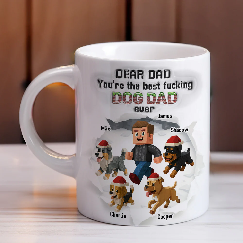 Go Go To Christmas - Personalized Custom 3D Inflated Effect Mug - Image 3