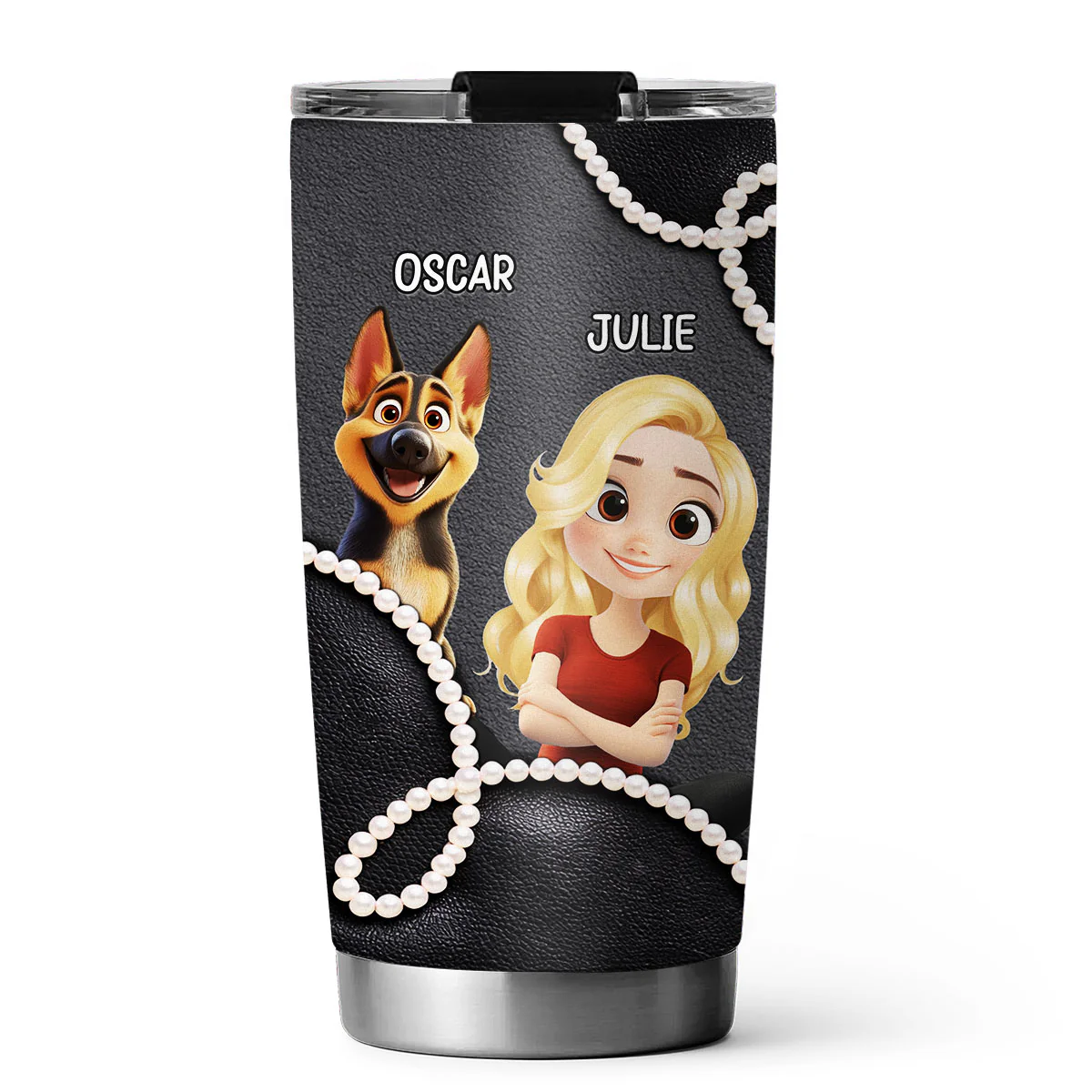 Go Round And Round - Personalized Custom 3D Effect Tumbler