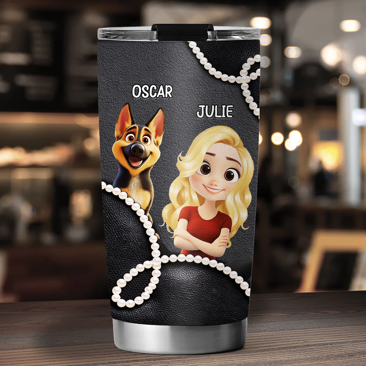 Go Round And Round - Personalized Custom 3D Effect Tumbler - Image 3