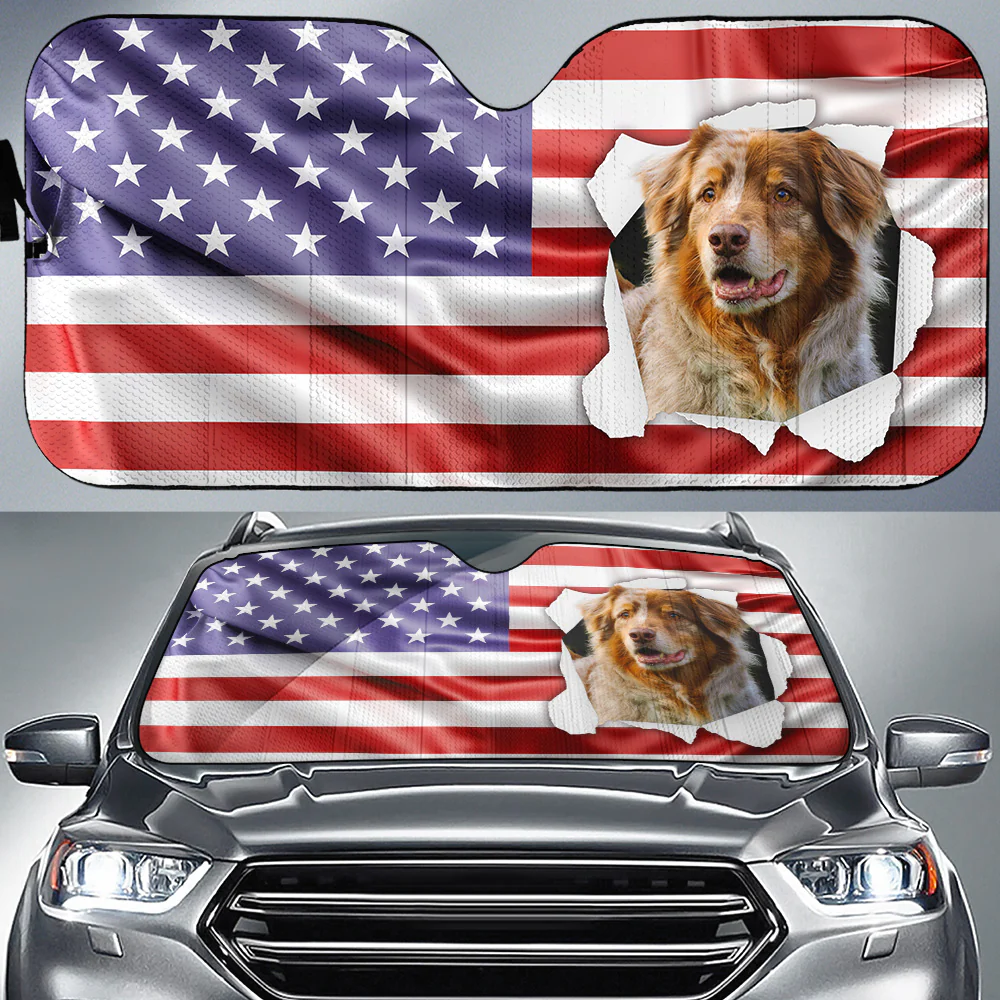 God Bless America - Personalized Custom Car Sunshade - Image 4