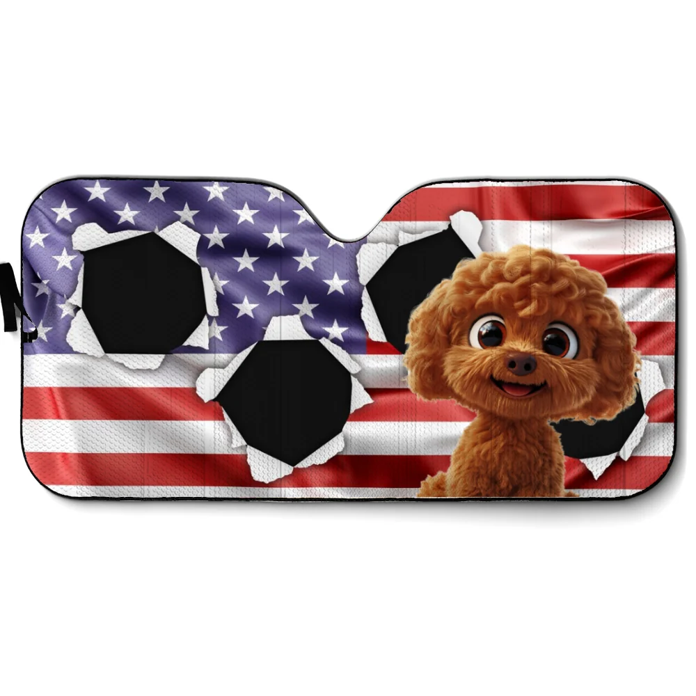 God Bless America - Personalized Custom Car Sunshade - Image 7