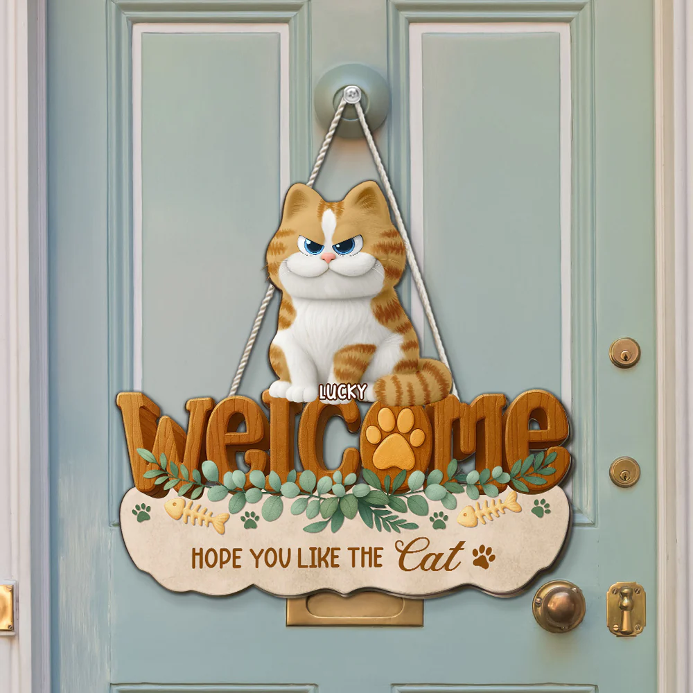 Greetings To You Chunky Ver - Personalized Custom 3D Effect Wood Sign - Image 3