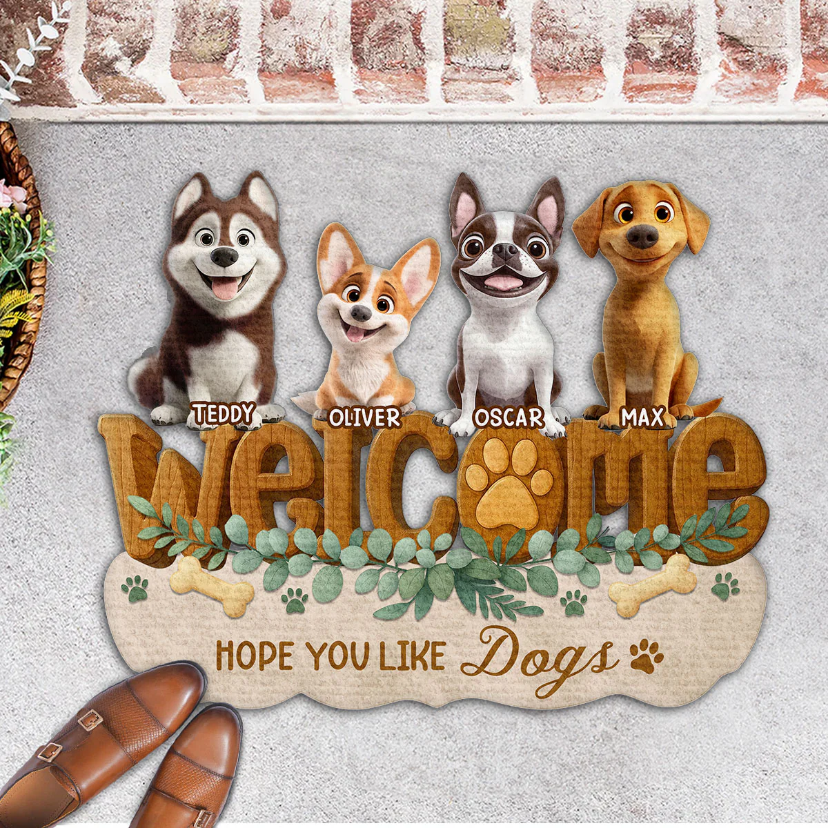 Greetings To You - Personalized Custom 3D Effect Doormat - Image 5