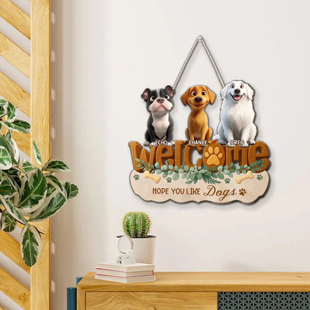 Greetings To You - Personalized Custom 3D Effect Wood Sign - Image 3