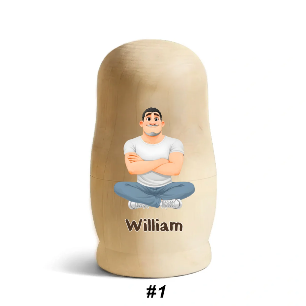 Growing Lovely Family - Personalized Custom Nesting Doll - Image 6