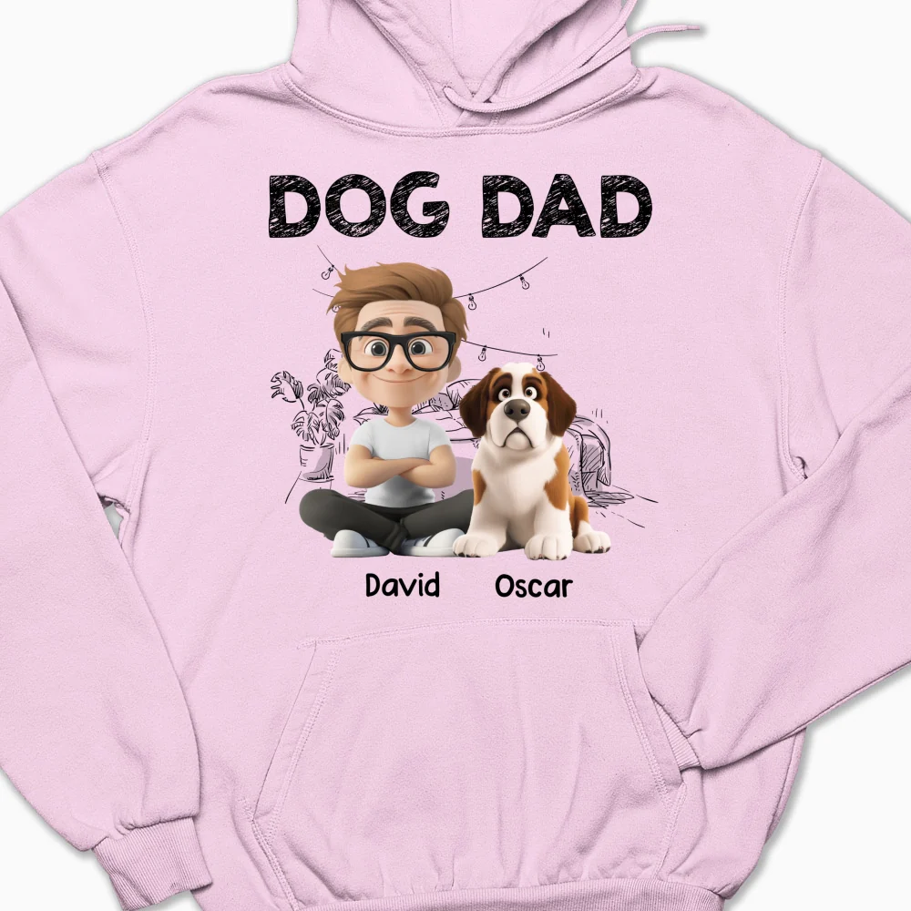 Handsome Dad Christmas - Personalized Custom Hoodie - Image 7