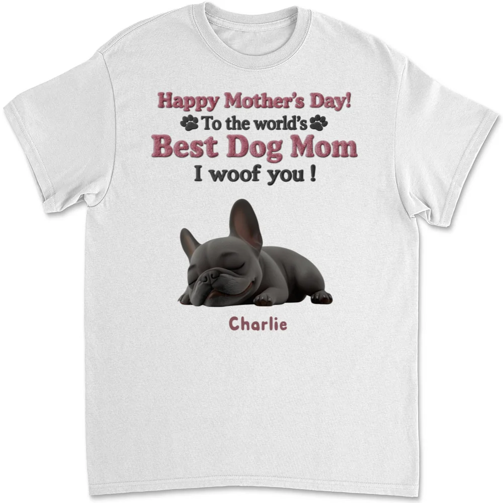 Happy To Be Dog Parents - Personalized Custom Unisex T-Shirt - Image 5