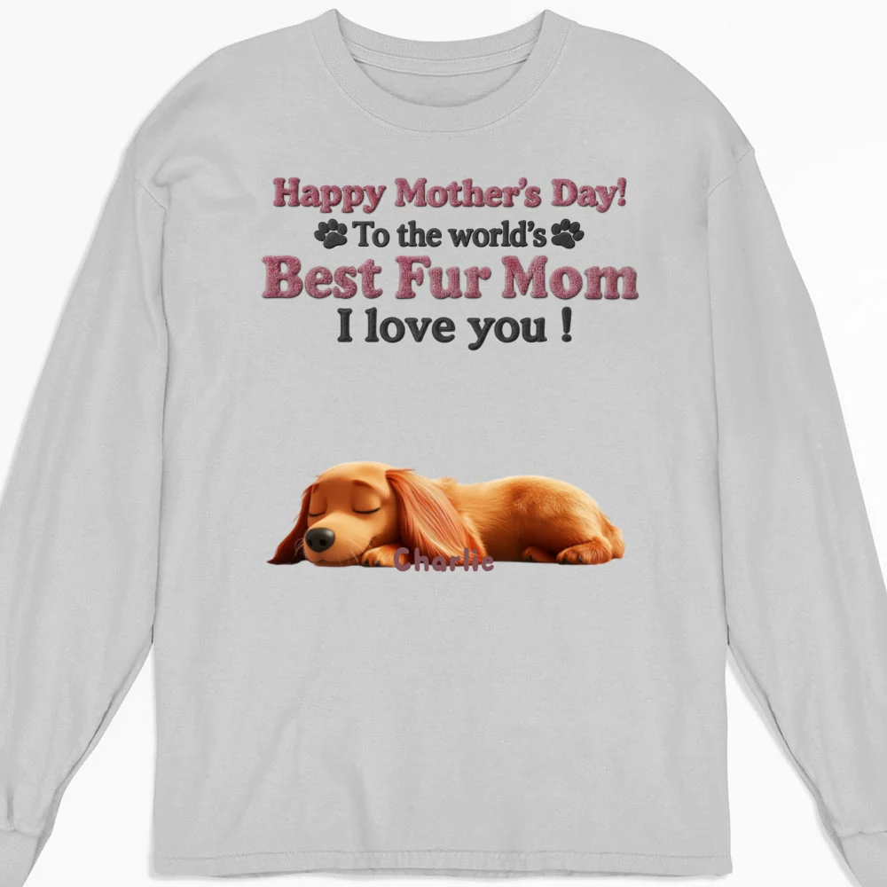 Happy To Be Pet Parents - Personalized Custom Long Sleeve T-Shirt - Image 4