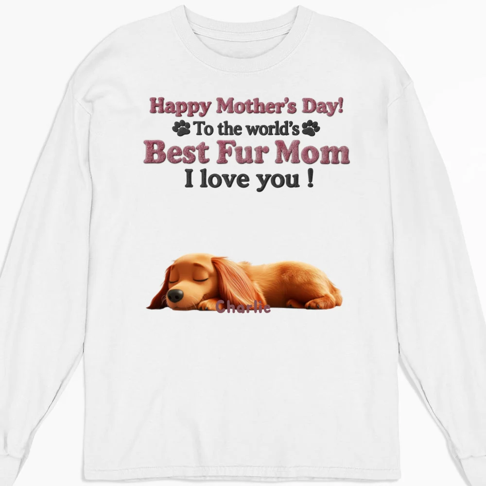 Happy To Be Pet Parents - Personalized Custom Long Sleeve T-Shirt - Image 5