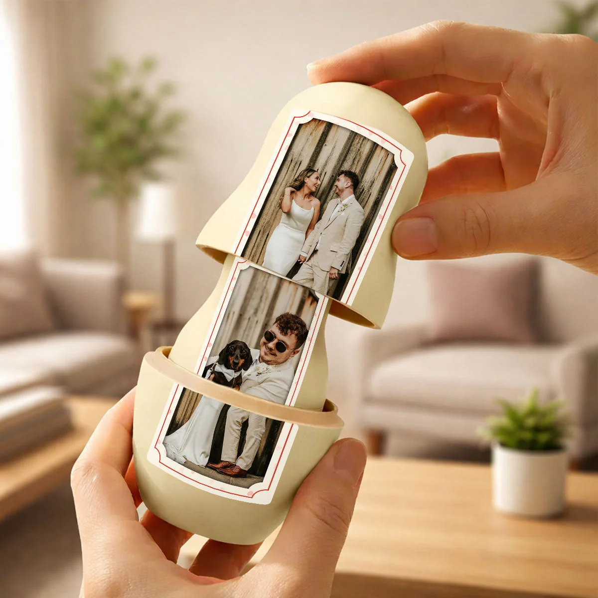Happy Together - Personalized Custom Nesting Doll - Image 2