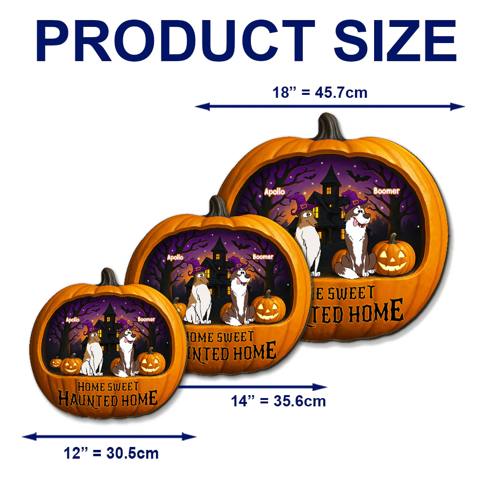 Haunted Home - Personalized Custom Wood Sign - Image 5