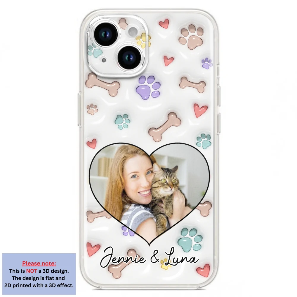 Her Baby Lovely Cats Ver Photo - Personalized Custom 3D Inflated Effect Phone Case - Image 15