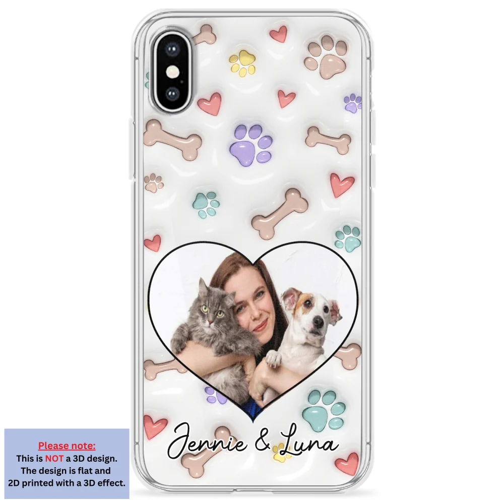 Her Baby Lovely Pets Ver Photo - Personalized Custom 3D Inflated Effect Phone Case - Image 21