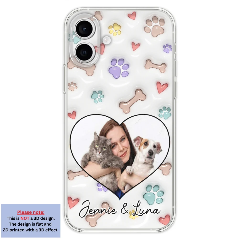 Her Baby Lovely Pets Ver Photo - Personalized Custom 3D Inflated Effect Phone Case - Image 22