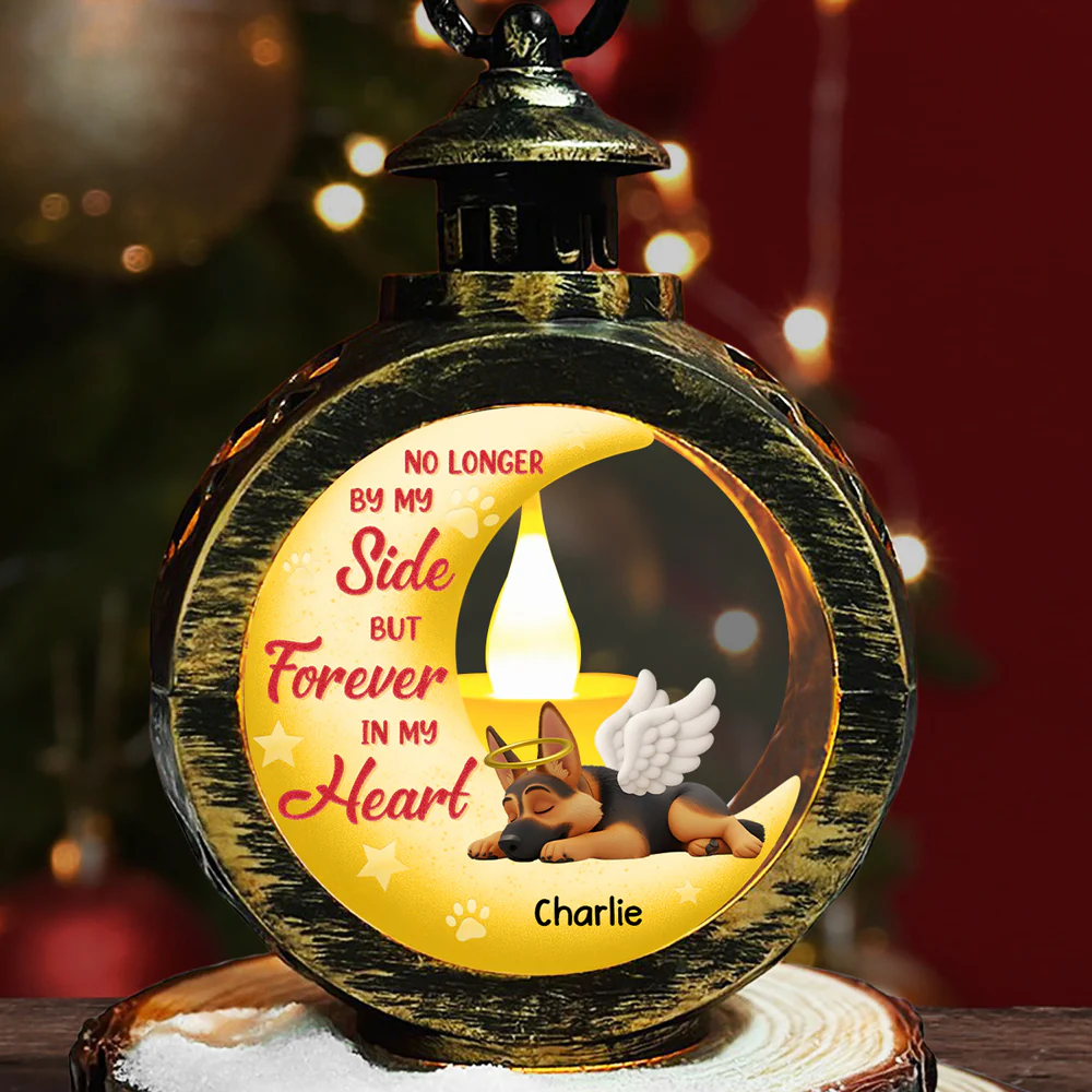 Here In My Heart - Personalized Custom Christmas Lantern