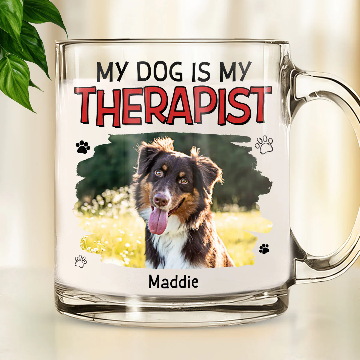 Here We Are Photo - Personalized Custom Glass Mug