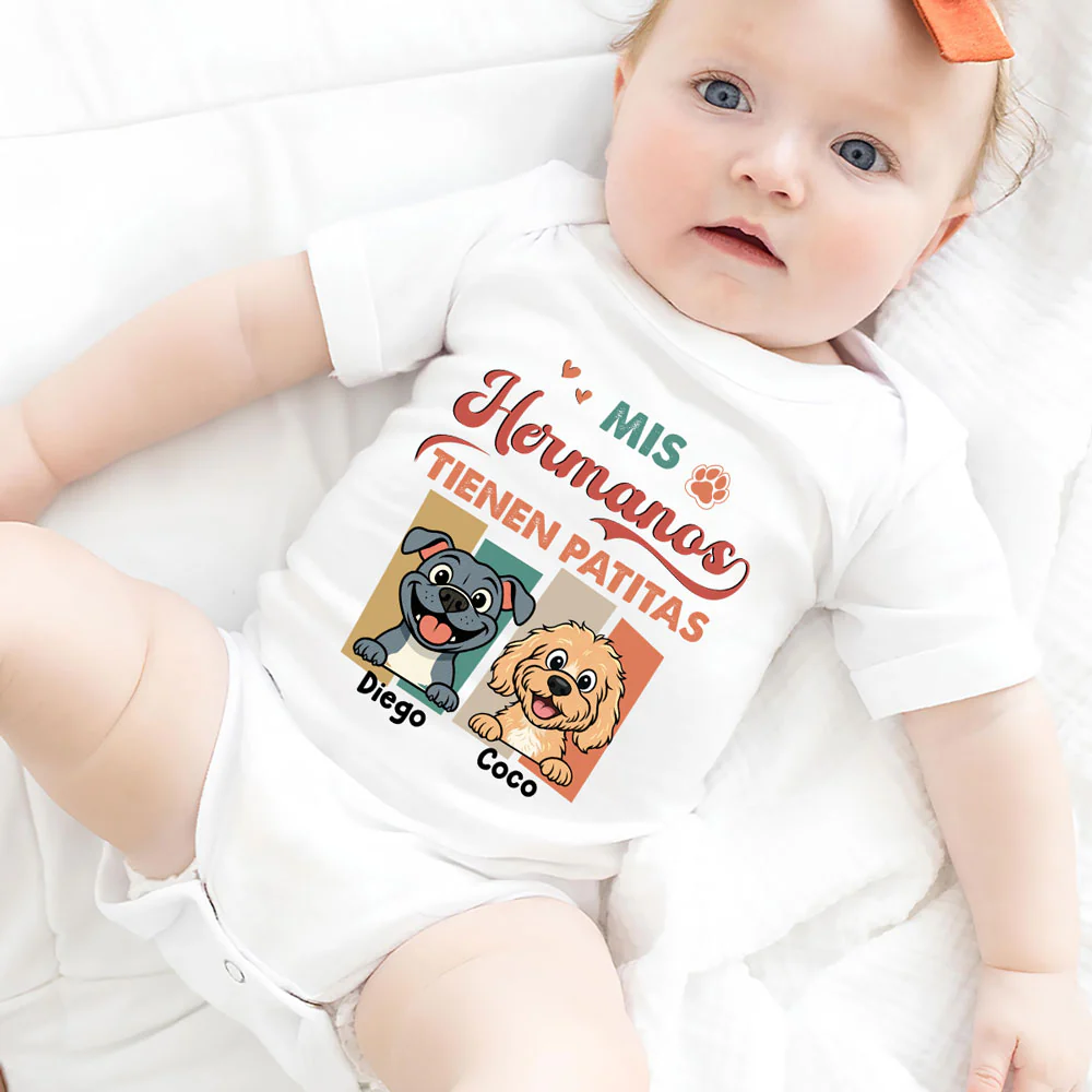 Hermanos Con Patas - Body De Bebé Personalizado - Image 4
