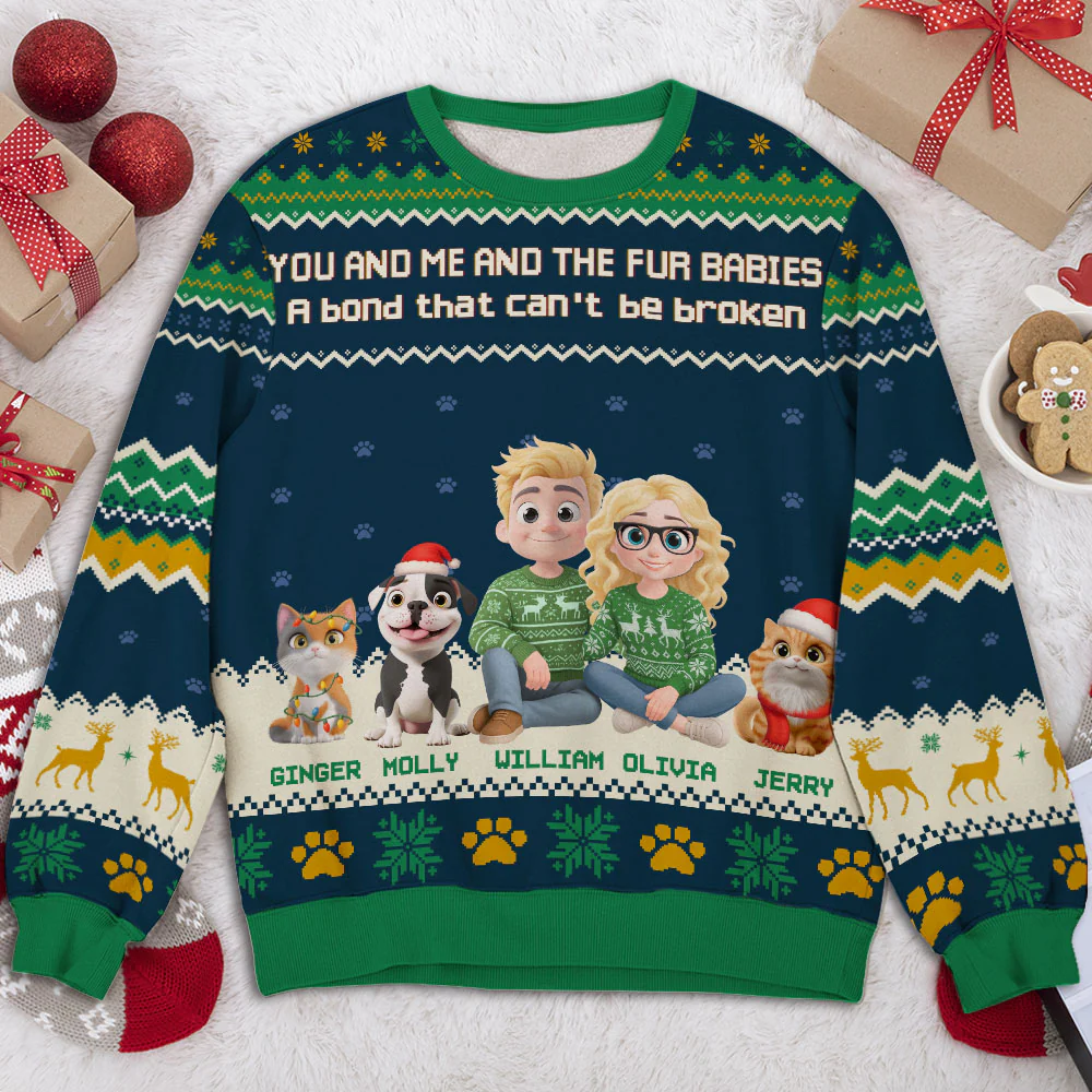 Holy Season With Us - Personalized Custom All-Over-Print Sweatshirt - Image 2