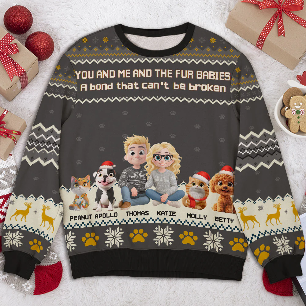 Holy Season With Us - Personalized Custom All-Over-Print Sweatshirt - Image 3