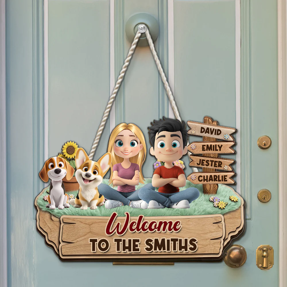 Home Is Where the Dogs Are - Personalized Custom Wood Sign - Image 2