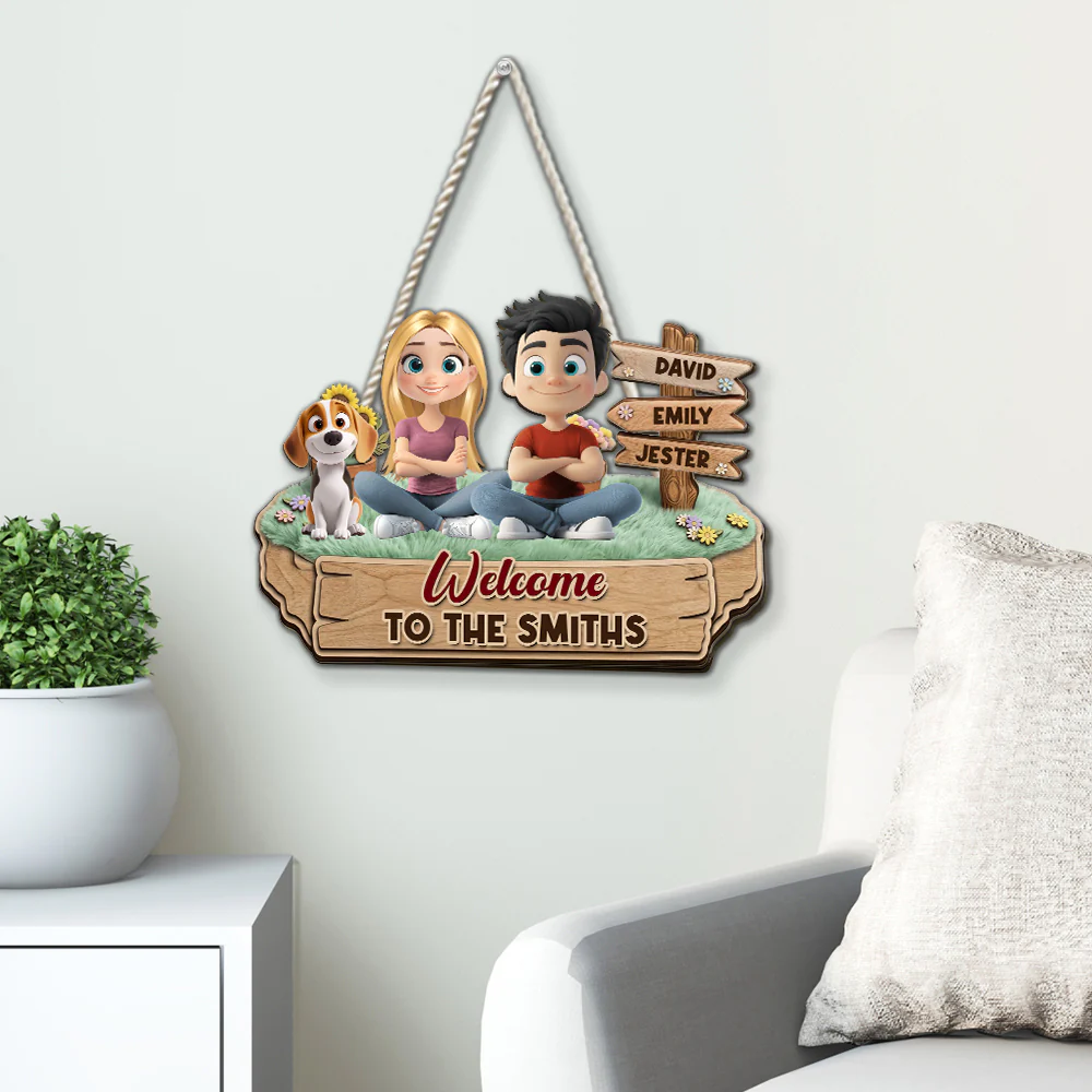 Home Is Where the Dogs Are - Personalized Custom Wood Sign - Image 3