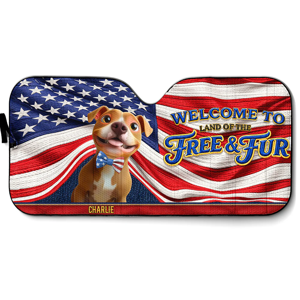 Home Of Freedom Since 1776 - Personalized Custom Car Sunshade