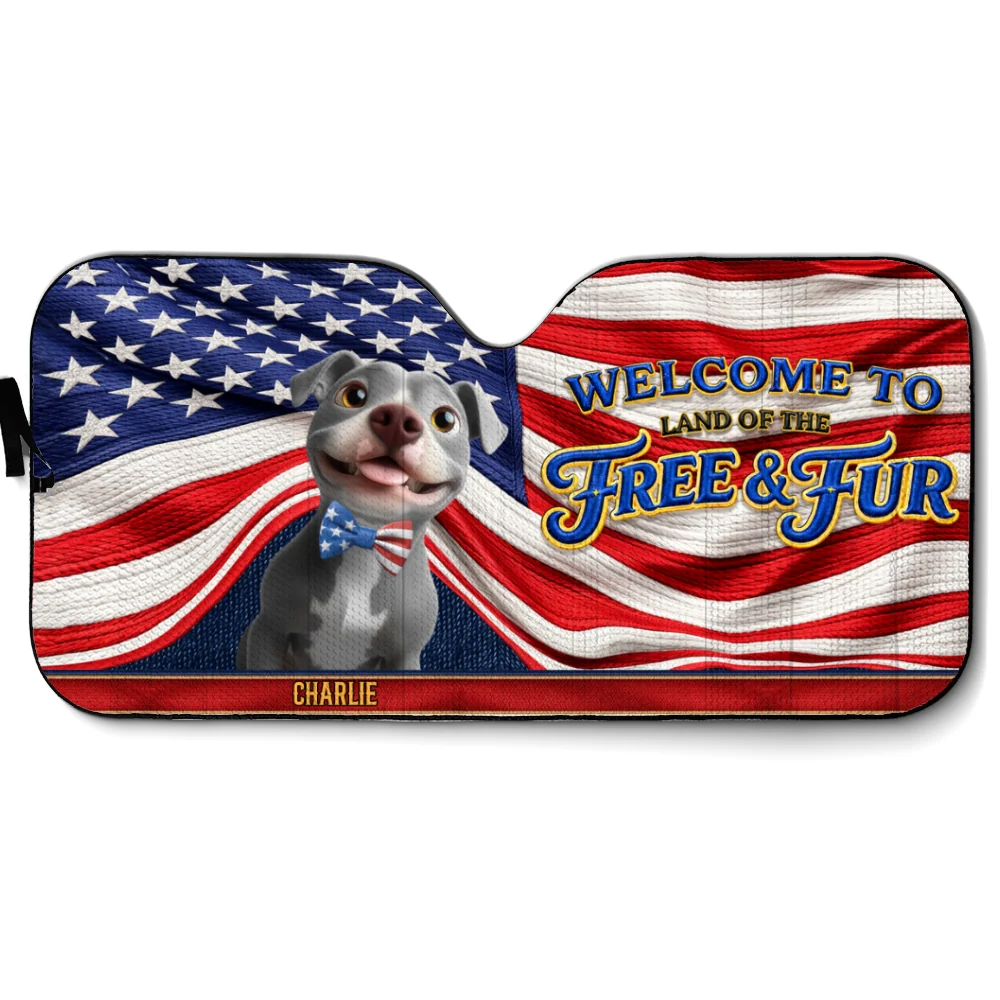 Home Of Freedom Since 1776 - Personalized Custom Car Sunshade - Image 6