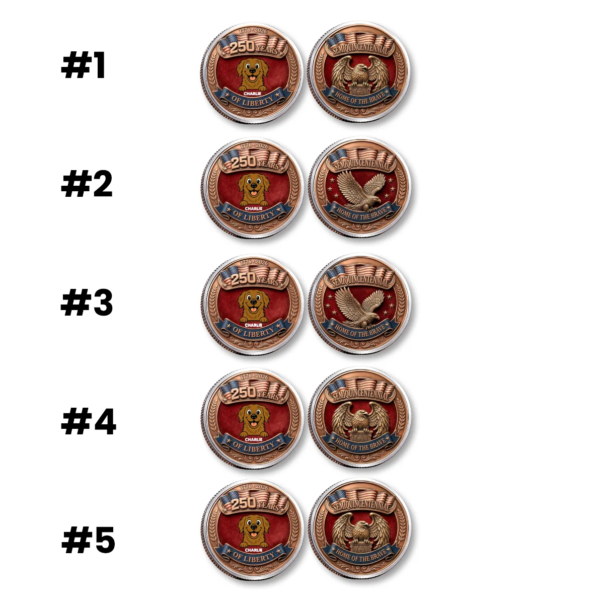 Home Of The Brave - Personalized Custom Commemorative Keepsake Coin - Image 19