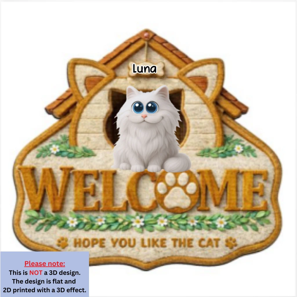 Home Right Here - Personalized Custom 3D Effect Doormat - Image 9