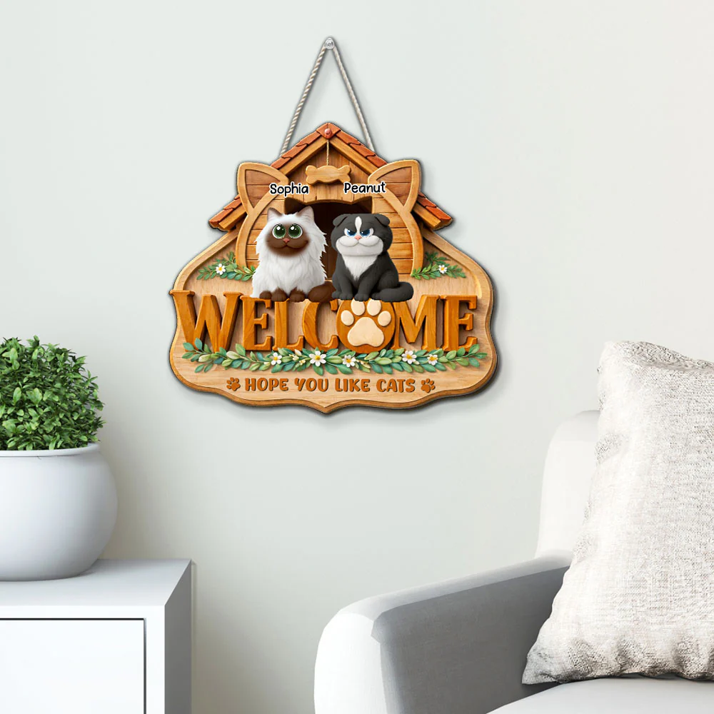 Home Right Here - Personalized Custom Wood Sign - Image 3
