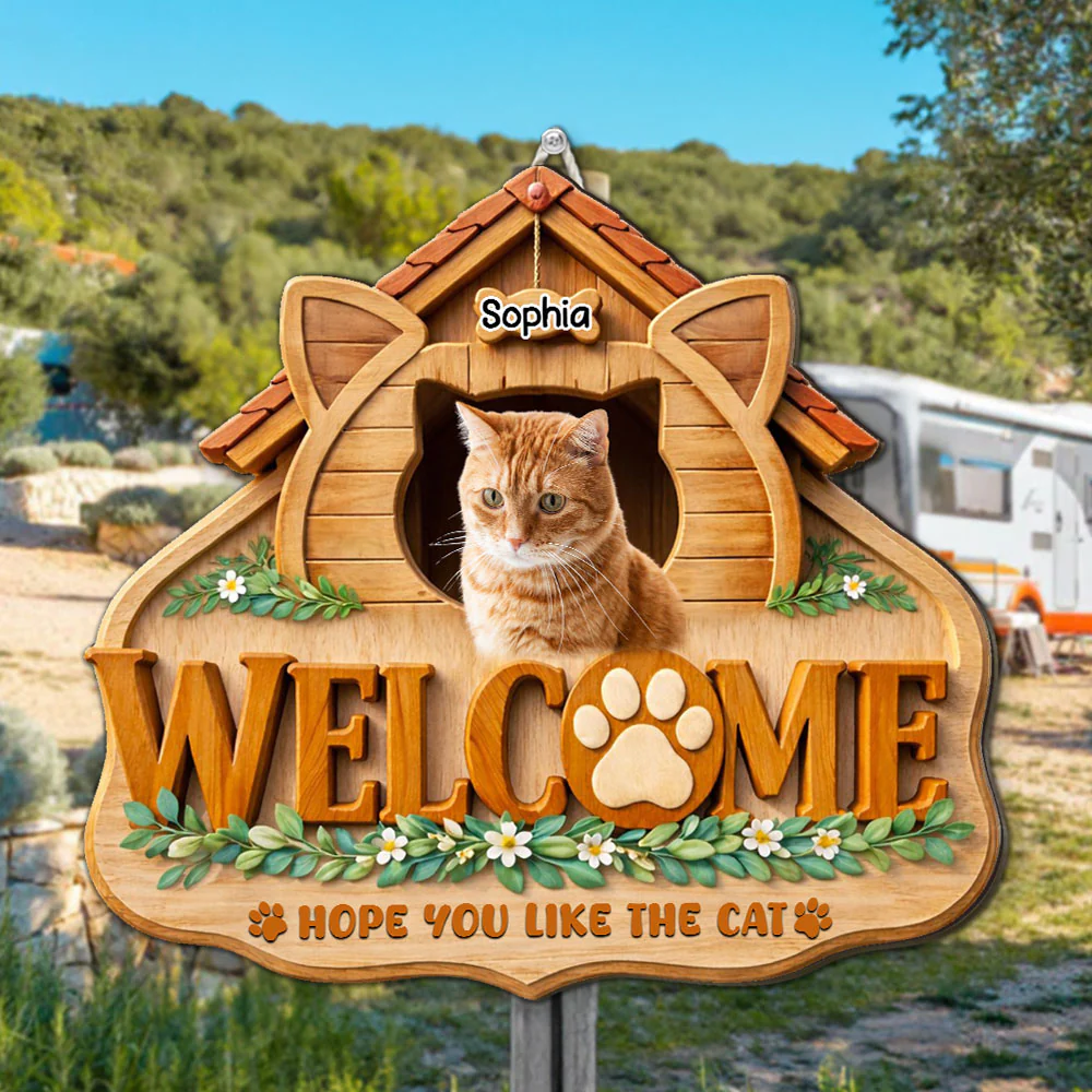 Home Right Here Photo - Personalized Custom Wood Sign - Image 2