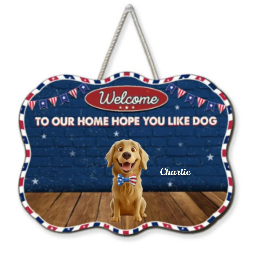 Hope You Love Dogs - Personalized Custom Wood Sign - Image 7