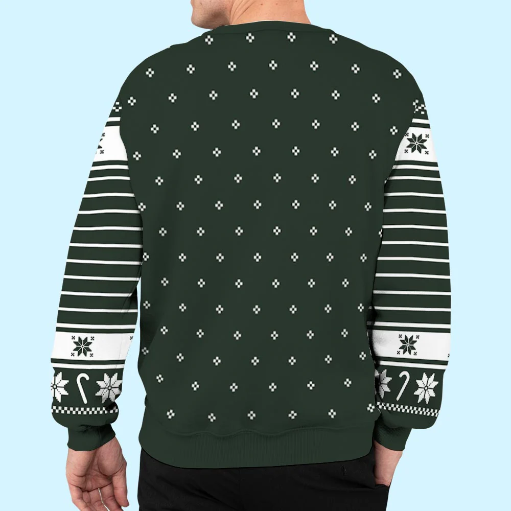 Hubby Wifey - Personalized Custom All-Over-Print Sweatshirt - Image 4
