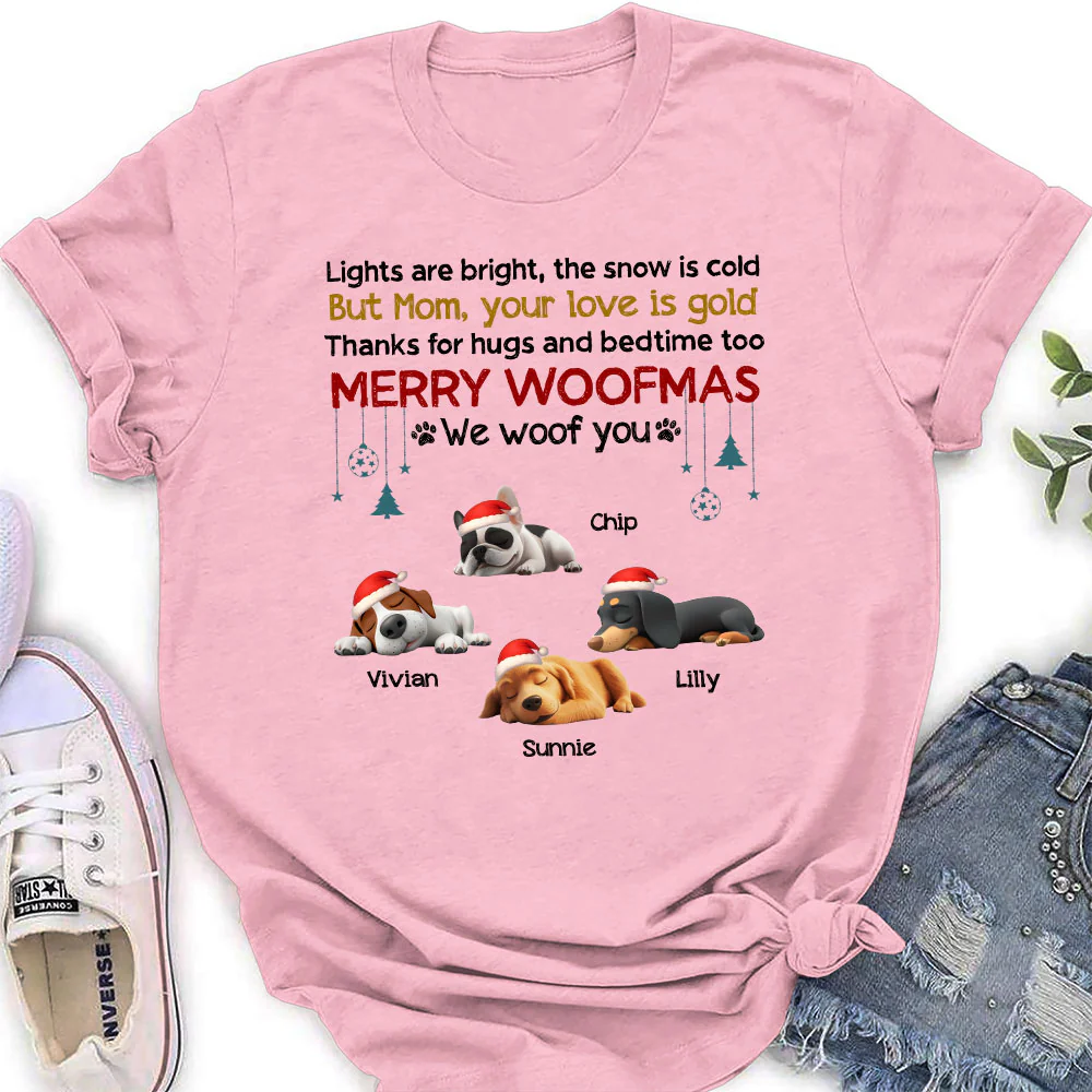Hugs And You Is All I Need - Personalized Custom Women's T-shirt - Image 4