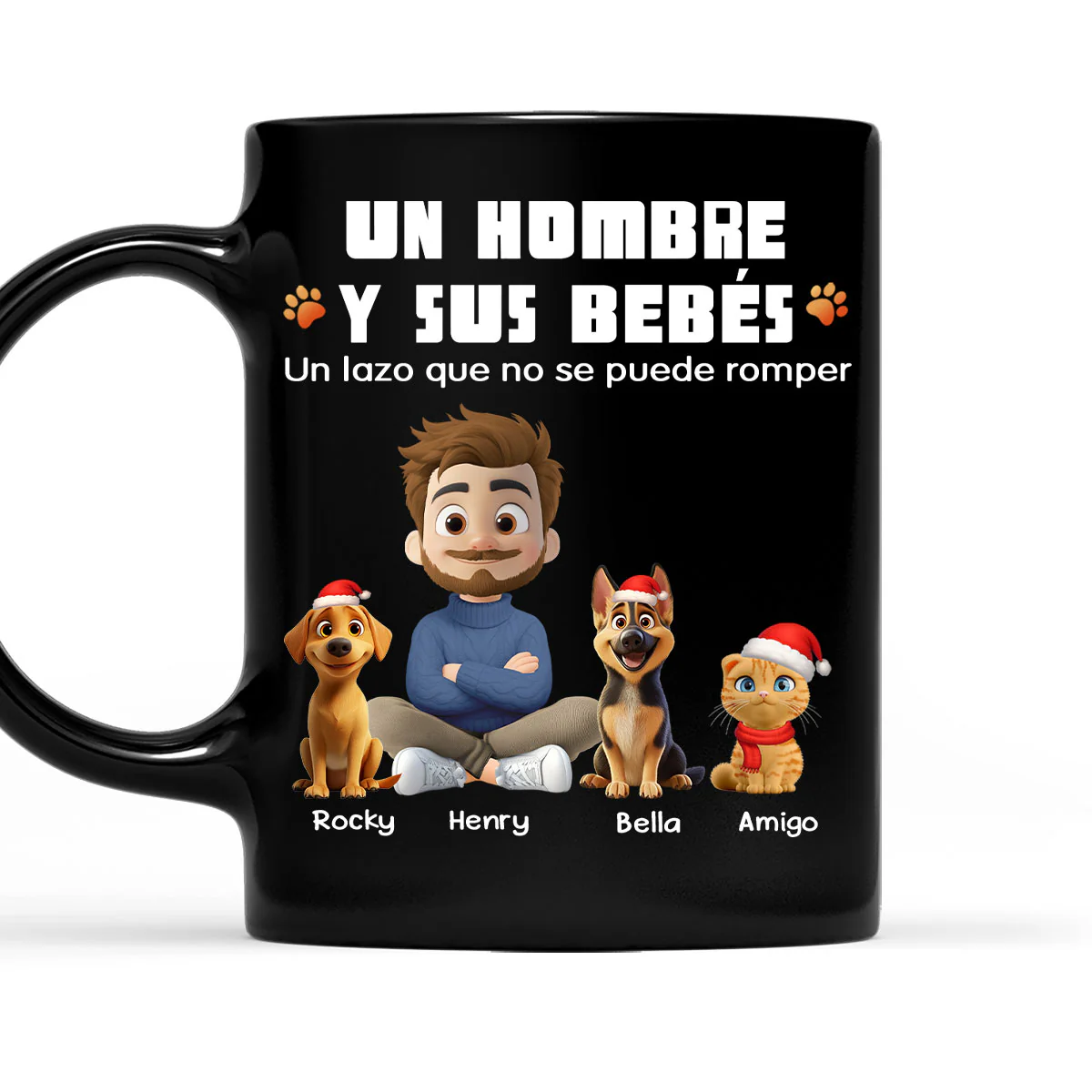 Humano y su bebé – Taza de café personalizada