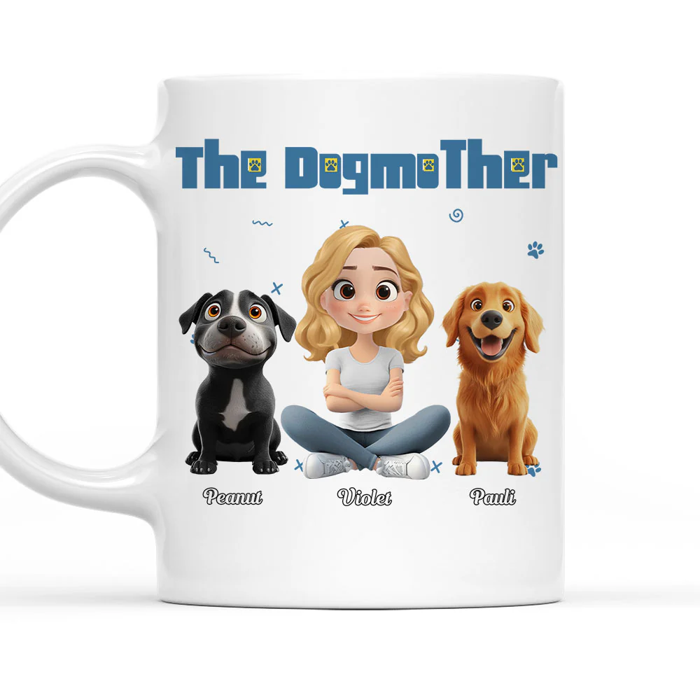 I Am The Dogmother - Personalized Custom Coffee Mug