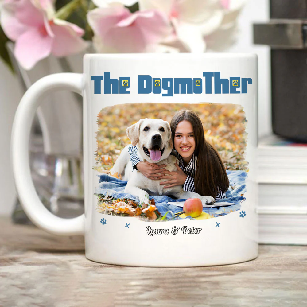 I Am The Dogmother Photo - Personalized Custom Coffee Mug - Image 2
