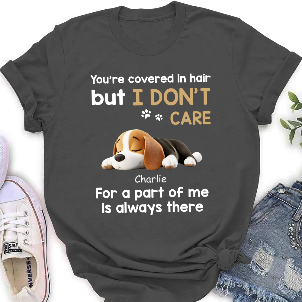 I Do Not Care - Personalized Custom Women's T-shirt - Image 3