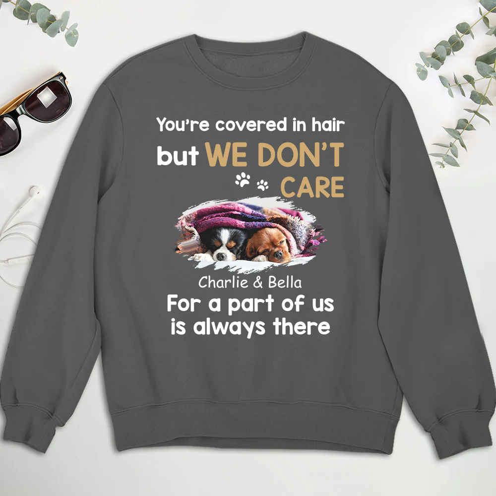 I Do Not Care Photo - Personalized Custom Sweatshirt - Image 2