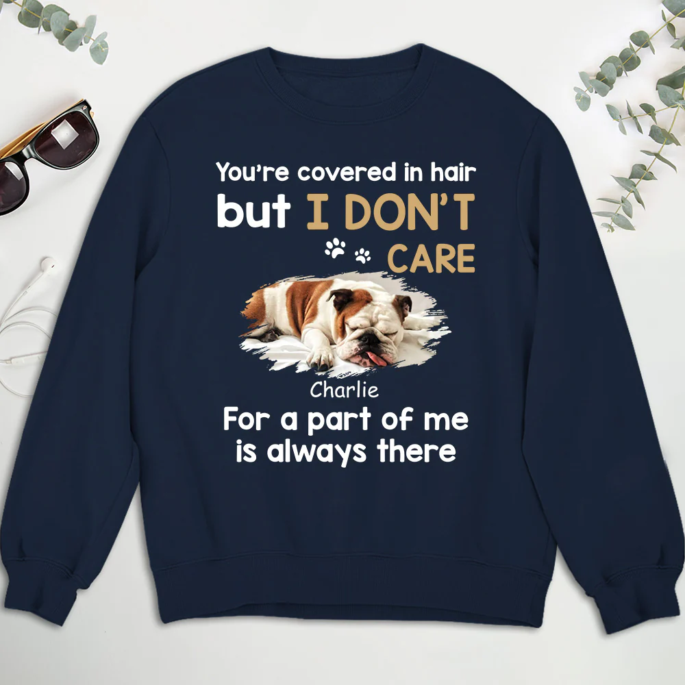 I Do Not Care Photo - Personalized Custom Sweatshirt - Image 3