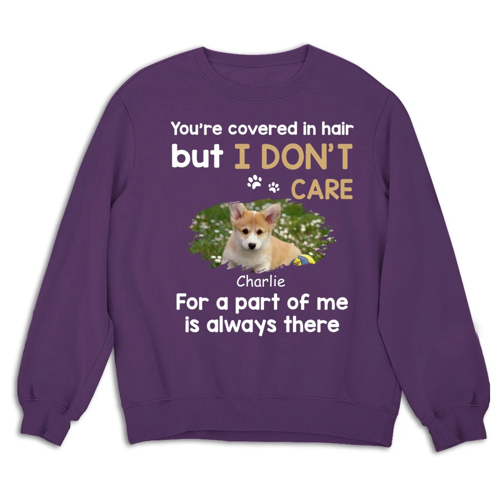 I Do Not Care Photo - Personalized Custom Sweatshirt - Image 8